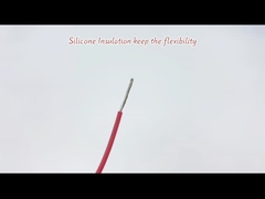 단단한 꼼짝 못하게 된 높은 온도 실리콘 케이블 구리 / 주석 도금 구리