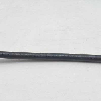 좋은 가격 맞춤형 케이블 CU/XLPE/IS/OS/FR/LSZH+RS422/485 장갑 3x2x22awg 온라인