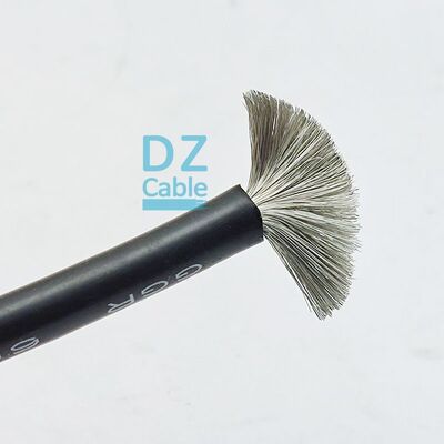 좋은 가격 유연한 초미세 선도자 실리콘 케이블 6mm2 500V 200°C IEC 60228 클래스 5 온라인